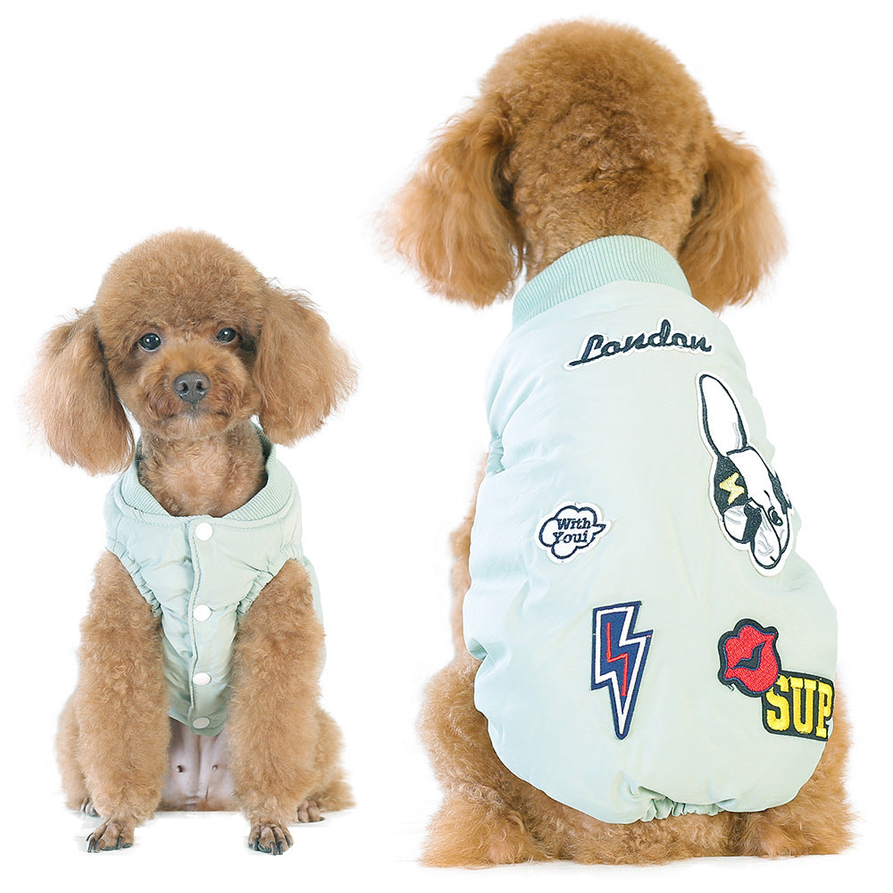 Pet Dog Cat Print Casual Clothes