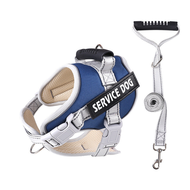 Explosion-proof dog leash and chest strap