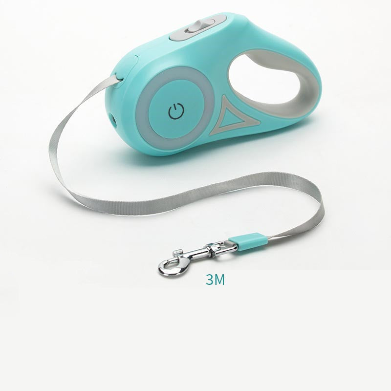 Retractable And Automatic Pet Dog Cat Traction Leash And Collar