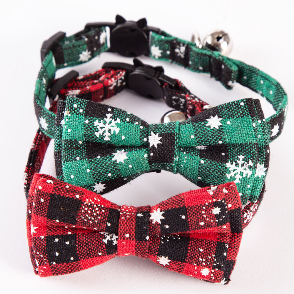 Cat Detachable Christmas Bow Tie
