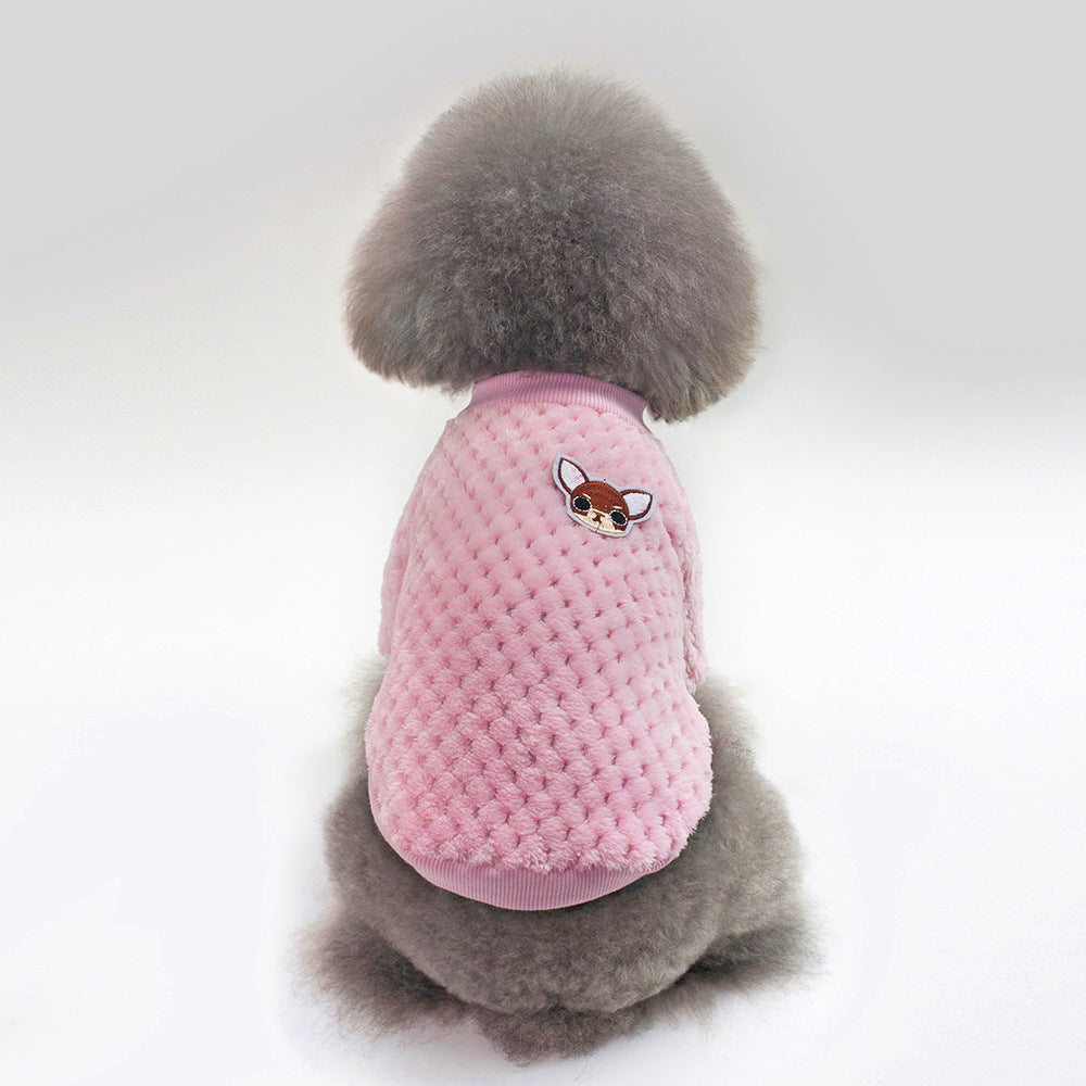 Elegant Turtleneck Dog  Knitwear Sweater