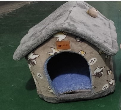 Comfortable And Cozy Warm Sofa Pet Cave/Sleep Kennel