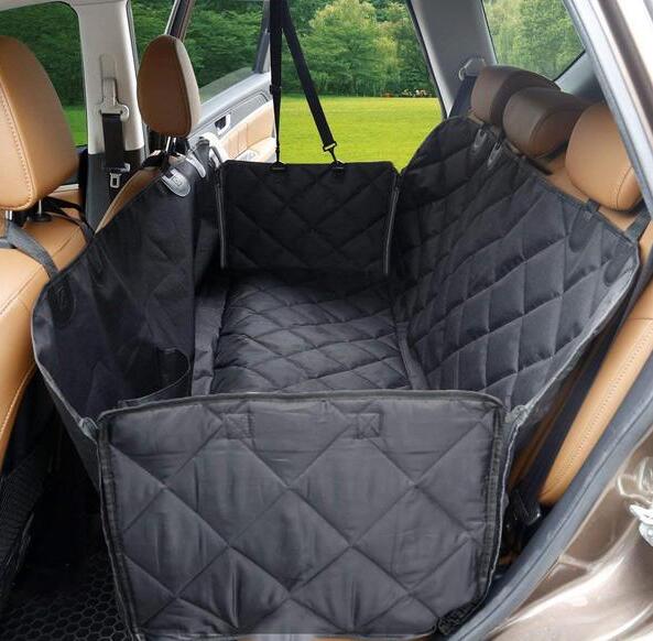 Waterproof Dog Car Seat Cover | Pet Travel Mat Mesh With Zipper And Pocket