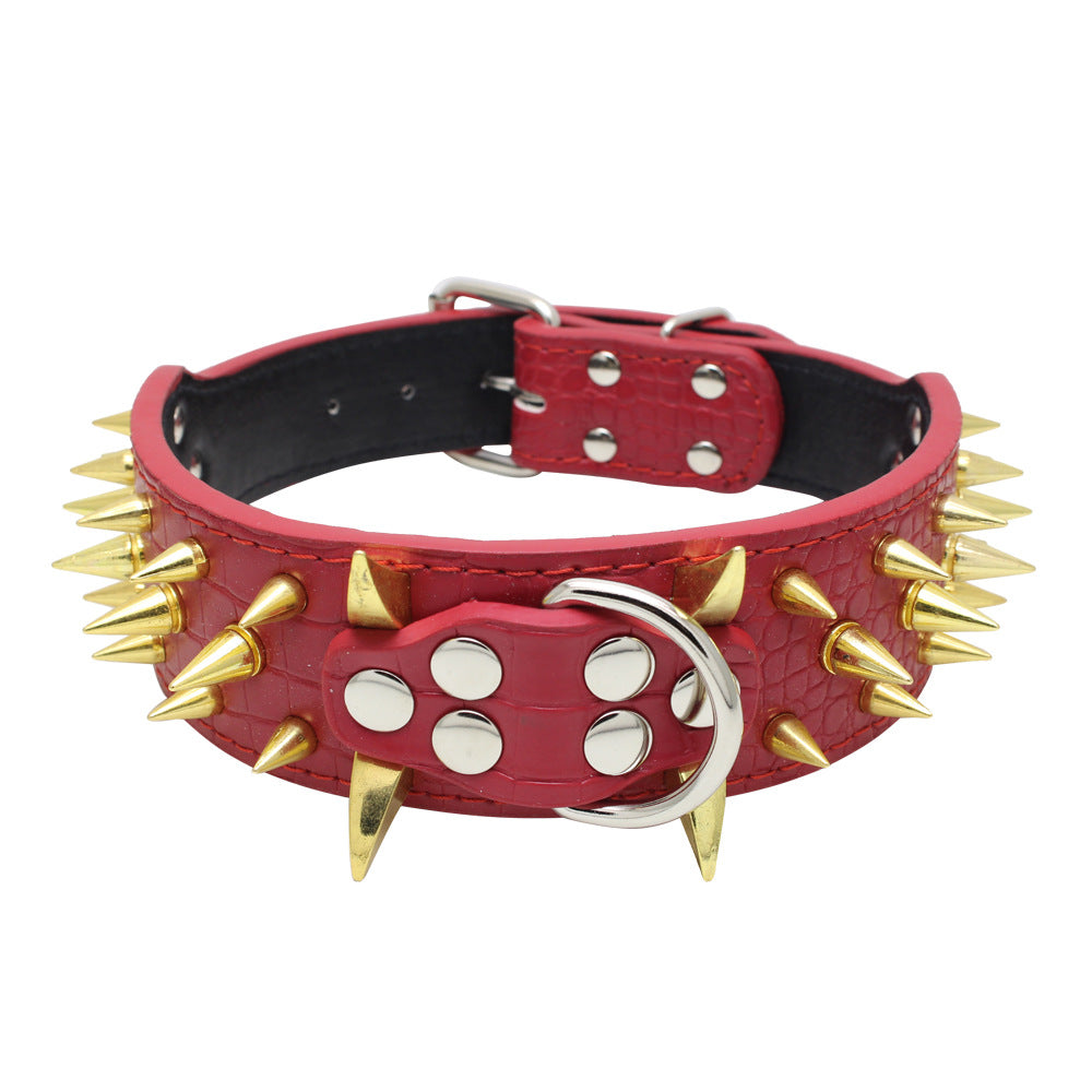Large Explosion, Rivet Bite-Proof Pet Collar