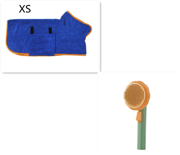 Hand-held Steel Wire Self-cleaning Cat Comb and Looper for Hair Removal
