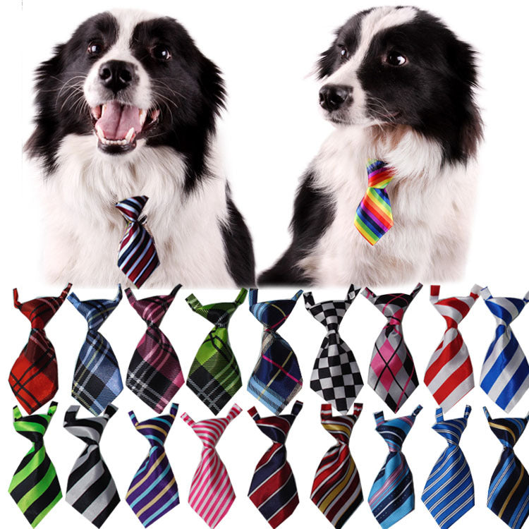 Lovely 50 pieces necktie collars for dogs and cats