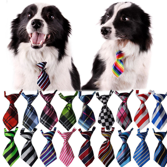 Lovely 50 pieces necktie collars for dogs and cats