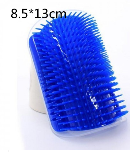 Cat Self-Grooming Brush and Wall Rubbing Device