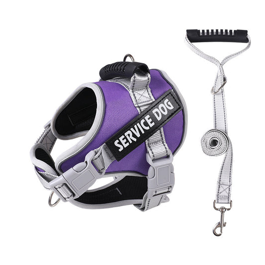 Explosion-proof dog leash and chest strap