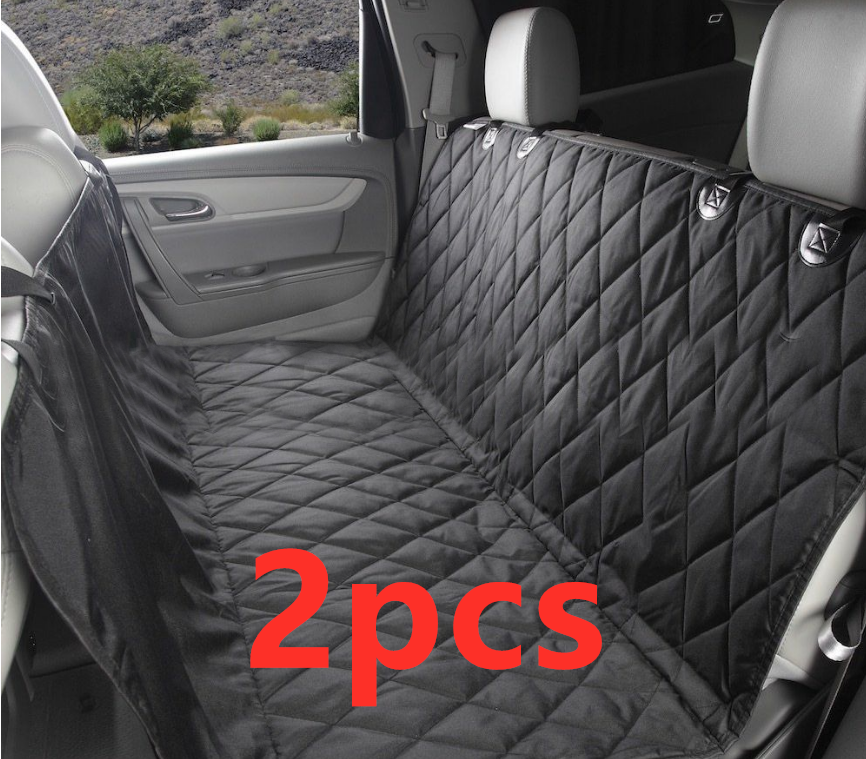 Waterproof Dog Car Seat Cover | Pet Travel Mat Mesh With Zipper And Pocket