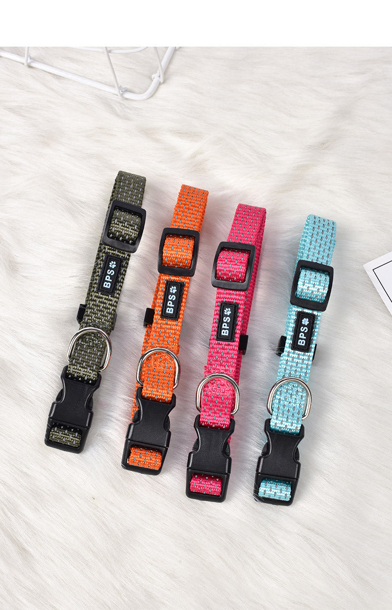 Luminous dog collar and neck leash