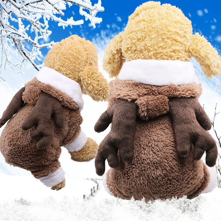 Cute Christmas Decoration Hoodie Clothes for Dogs