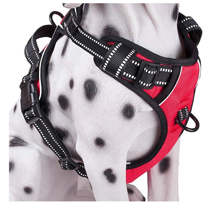 Breathable Reflective Vest Big Dog Chest Harness