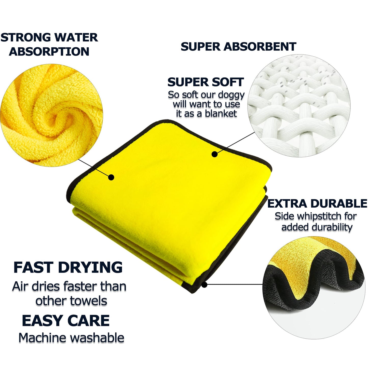 Quick-drying And Super Absorbent Cat Dog Towels