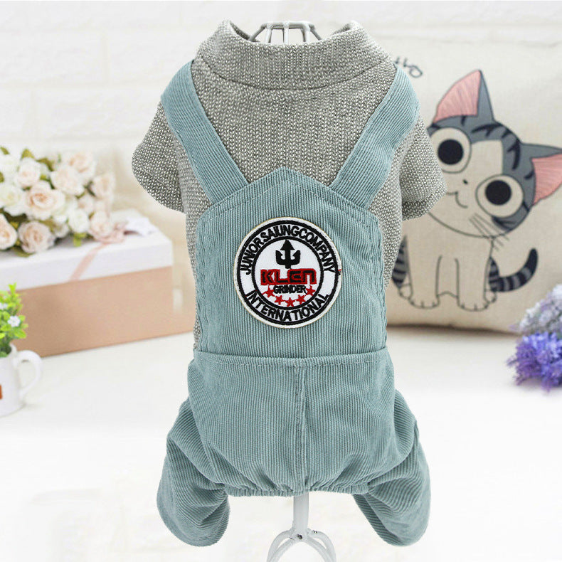 Pet Autumn and Winter New Teddy Puppy Clothing