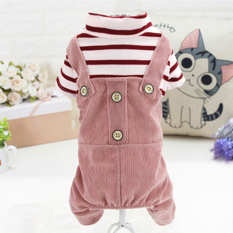 Pet Autumn and Winter New Teddy Puppy Clothing