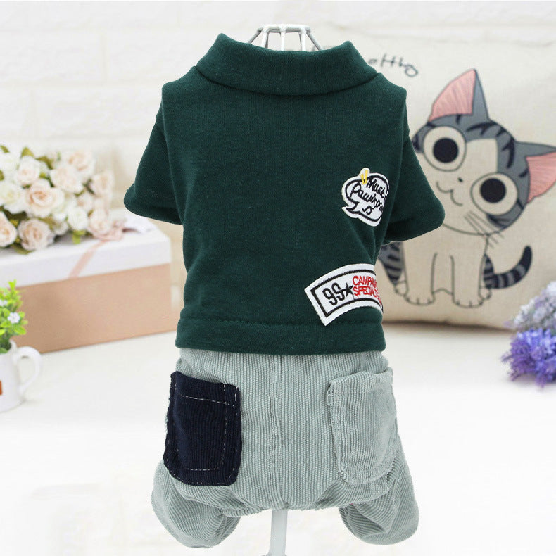 Pet Autumn and Winter New Teddy Puppy Clothing