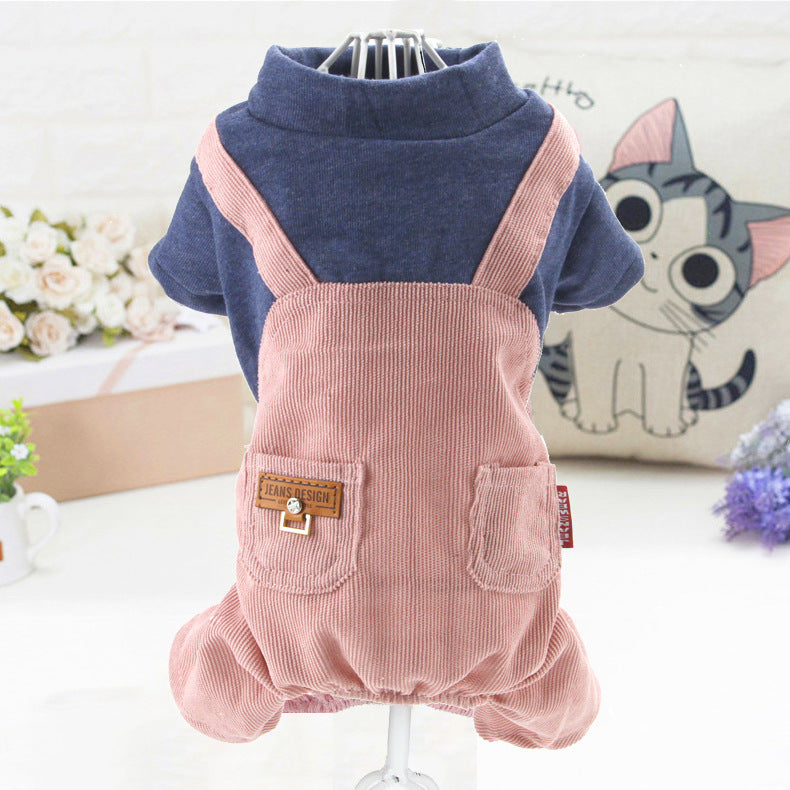 Pet Autumn and Winter New Teddy Puppy Clothing