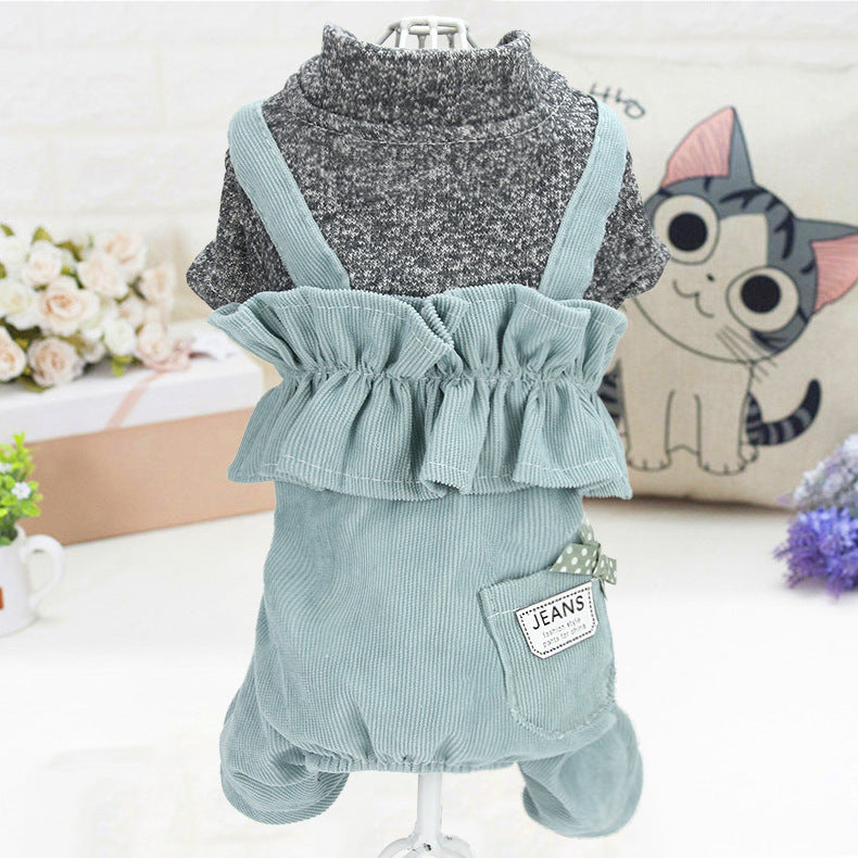 Pet Autumn and Winter New Teddy Puppy Clothing