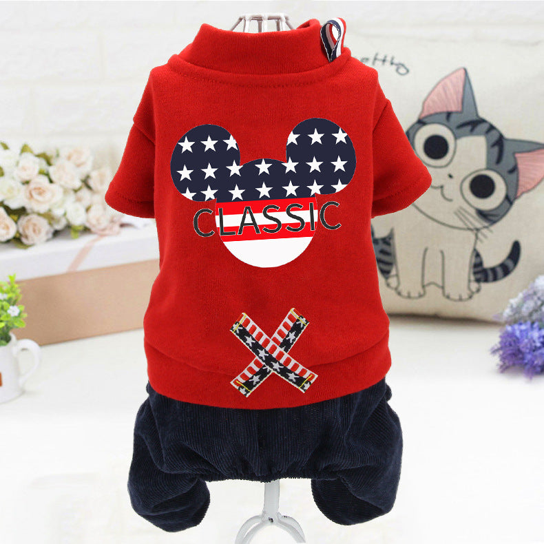 Pet Autumn and Winter New Teddy Puppy Clothing