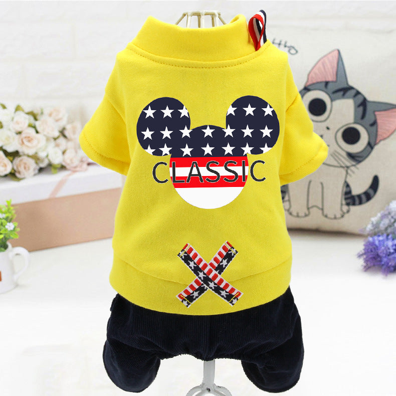 Pet Autumn and Winter New Teddy Puppy Clothing
