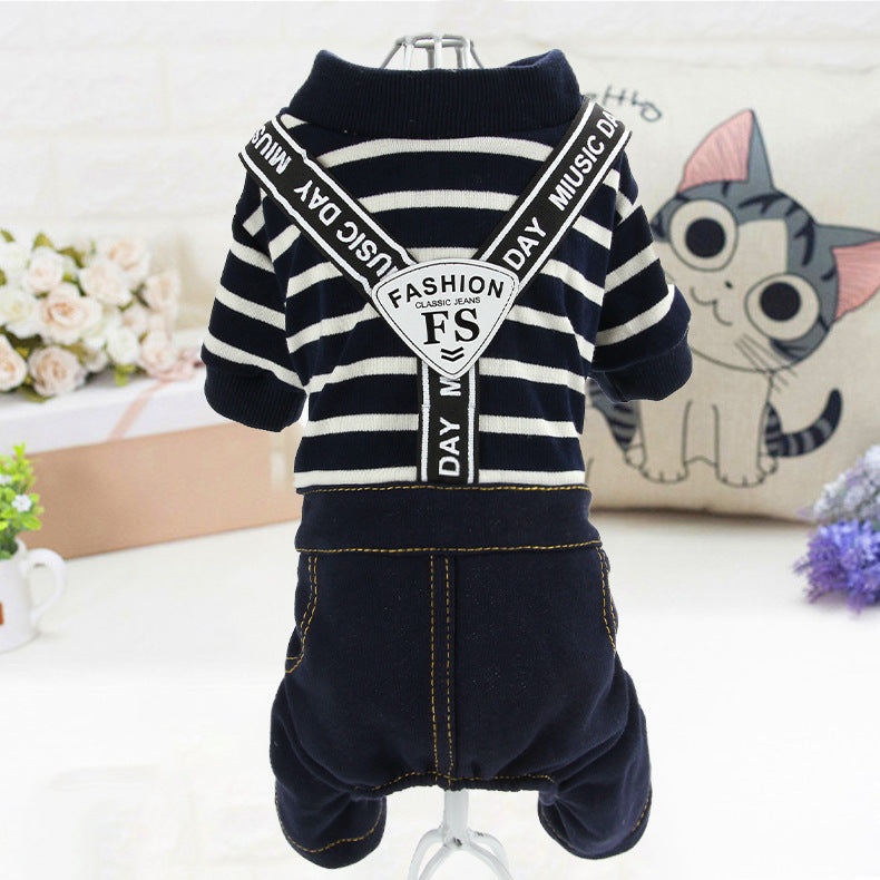 Pet Autumn and Winter New Teddy Puppy Clothing
