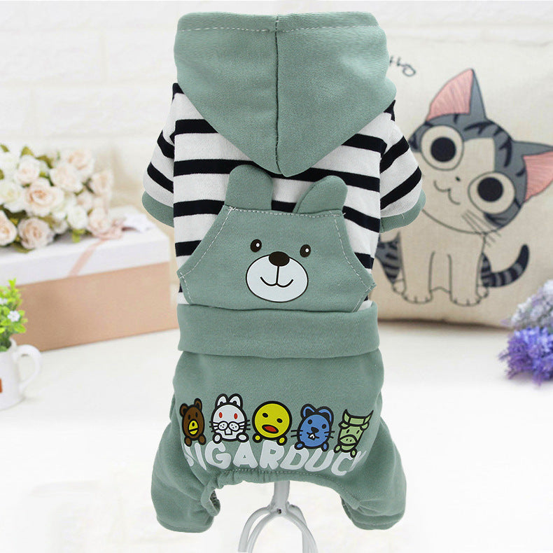 Pet Autumn and Winter New Teddy Puppy Clothing