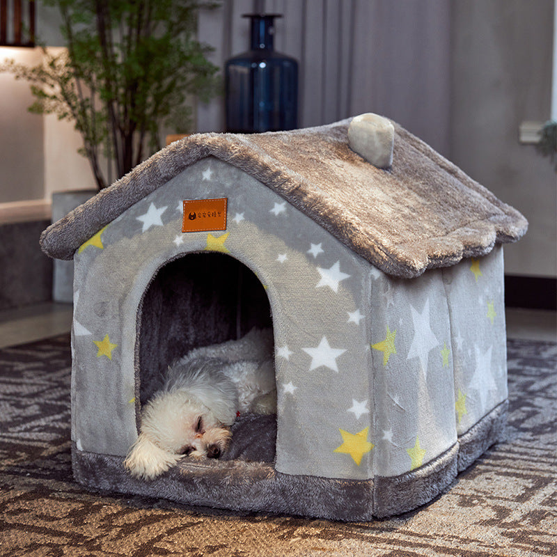 Comfortable And Cozy Warm Sofa Pet Cave/Sleep Kennel
