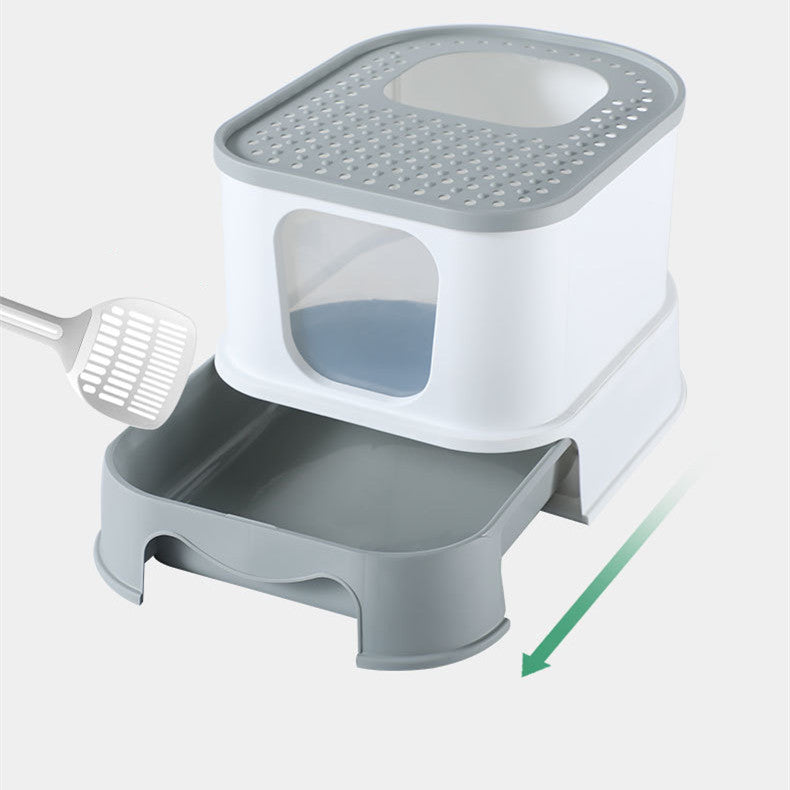 Litter Basin Cat Toilet With Splash Prevention
