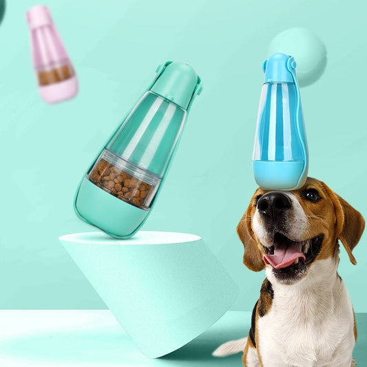 Portable Multifunctional Pet Accompanying Cup And Cat Food/Water Bottle