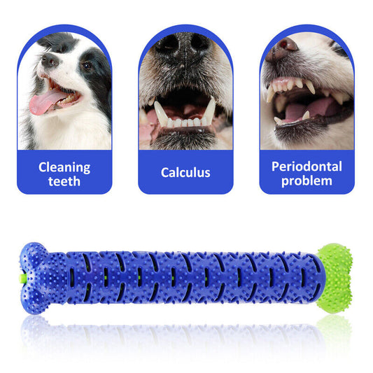 Pet Dog Molar Brushing Stick, Dog Chew Bite Teeth Cleaning Toothbrush