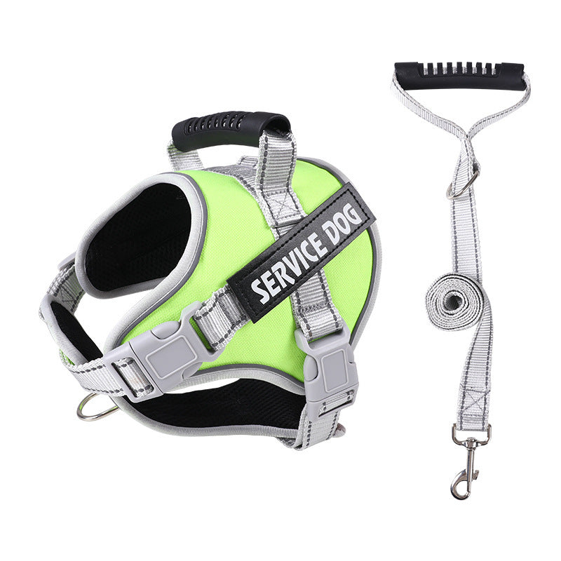 Explosion-proof dog leash and chest strap