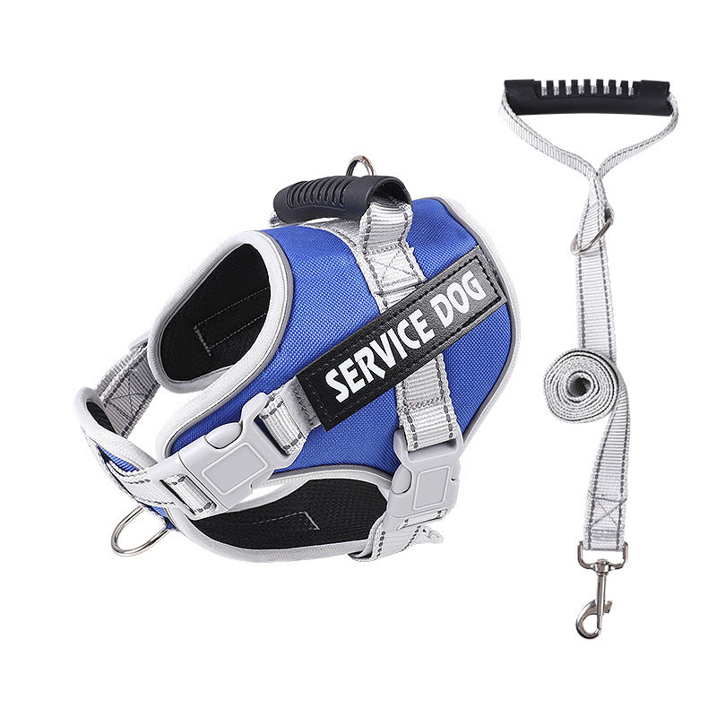 Explosion-proof dog leash and chest strap