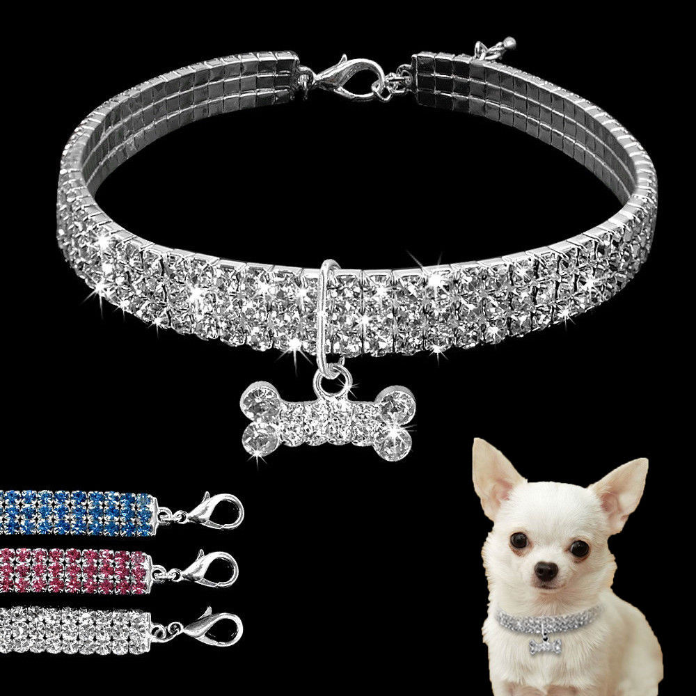 Crystal  Dog Cat Collars