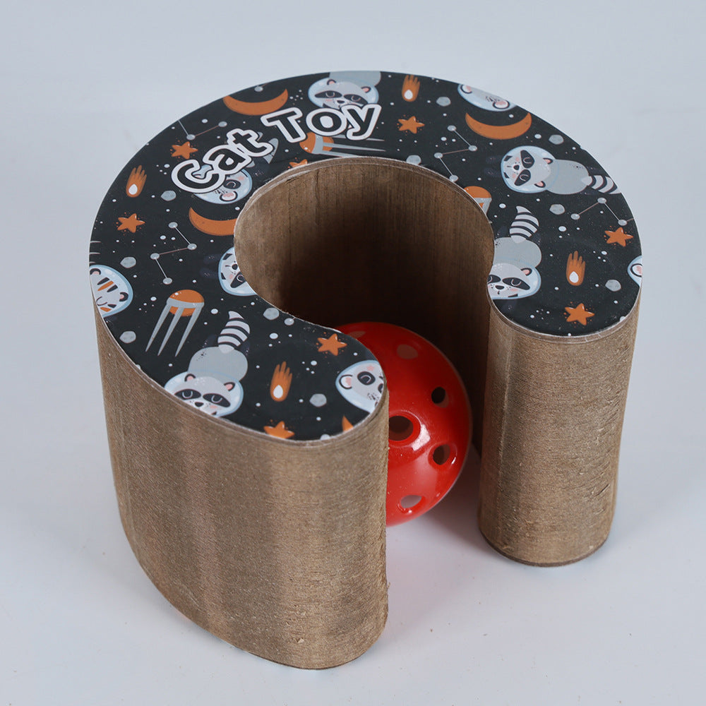 Magic Accordion Cat Scratch Board And  Music Track Toy