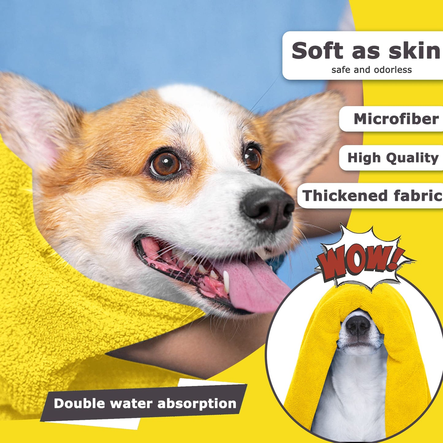 Quick-drying And Super Absorbent Cat Dog Towels