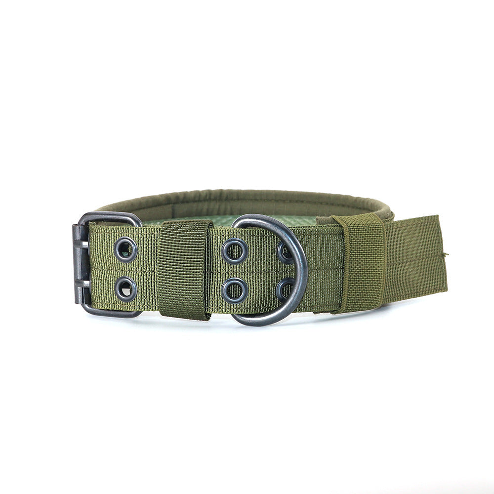 Camouflage Double Needle Dog Collar