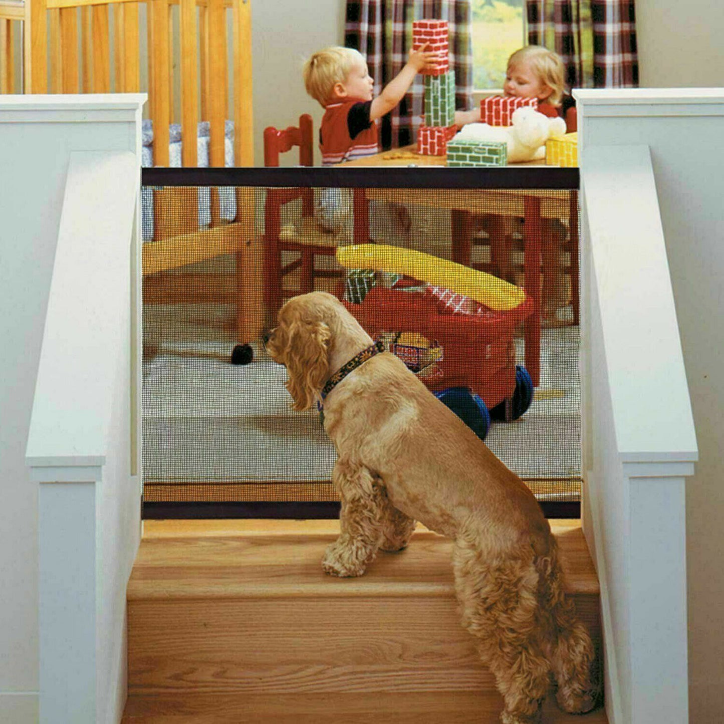 Pet Safety Enclosure Gate Mesh | Baby Dog Fences