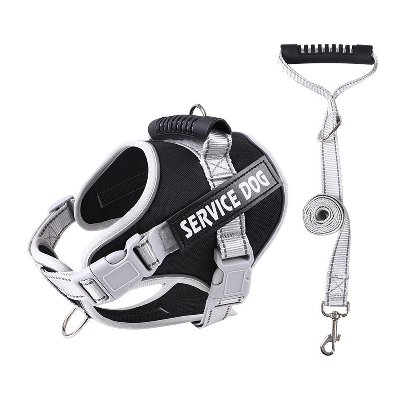 Explosion-proof dog leash and chest strap