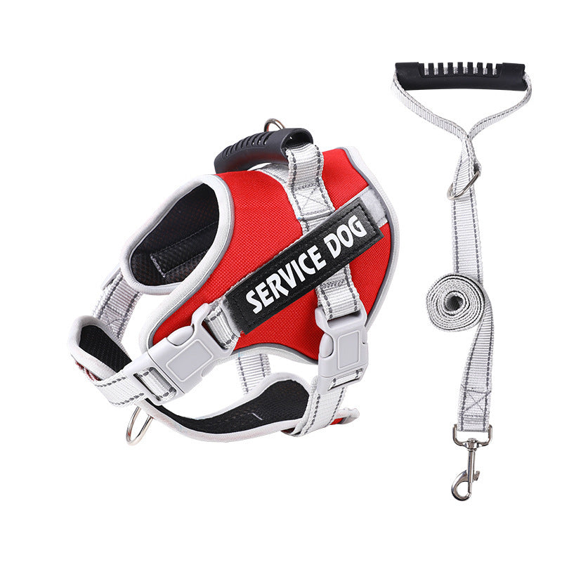 Explosion-proof dog leash and chest strap