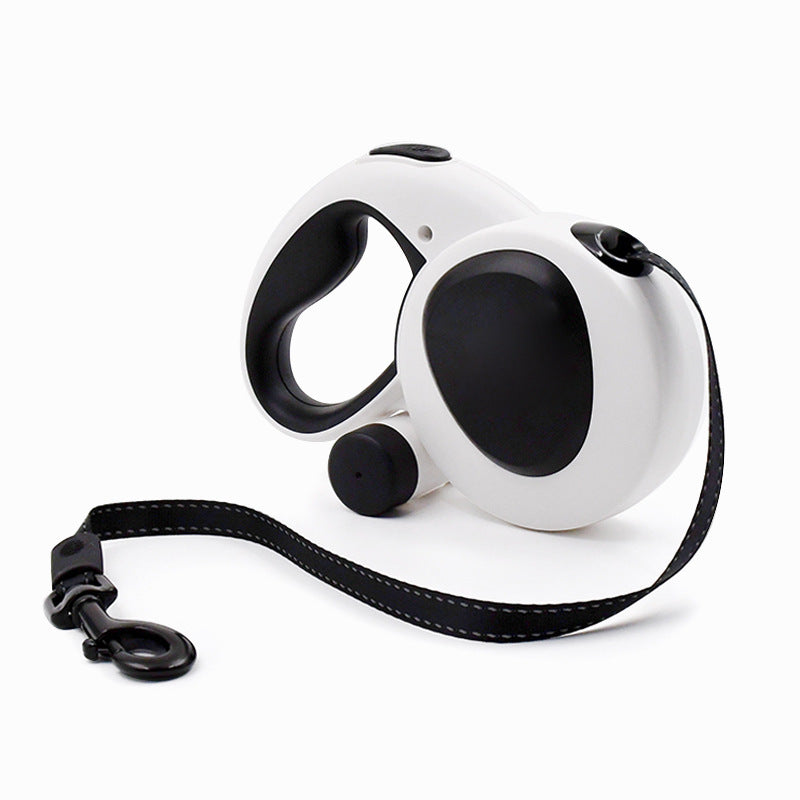 Led Light Dog Leash With Nylon Webbing