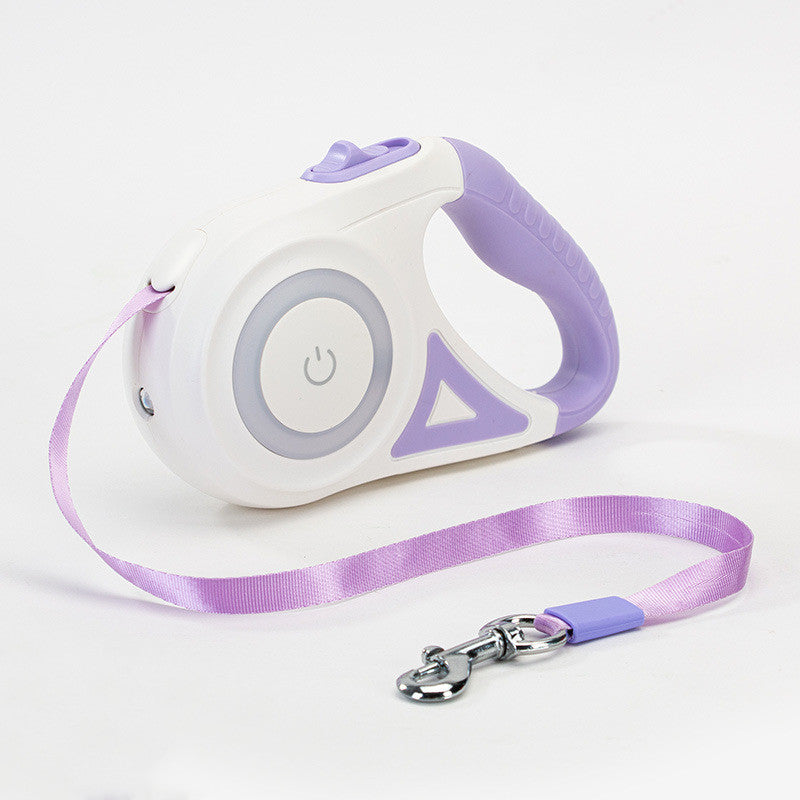 Retractable And Automatic Pet Dog Cat Traction Leash And Collar