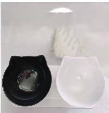 Non Slip Double Cat Bowl And Feeder With Raised Stand