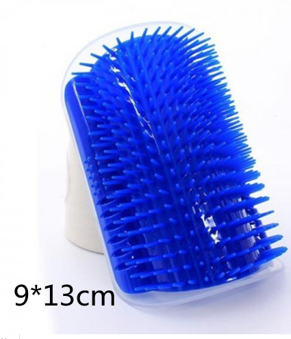 Cat Self-Grooming Brush and Wall Rubbing Device