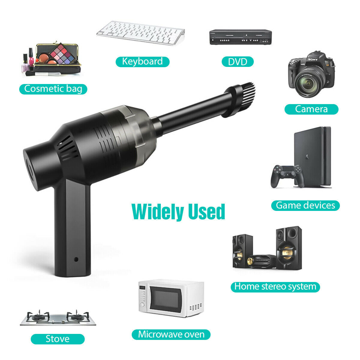 USB Cordless Vacuum Cleaner For Car, Laptop PC