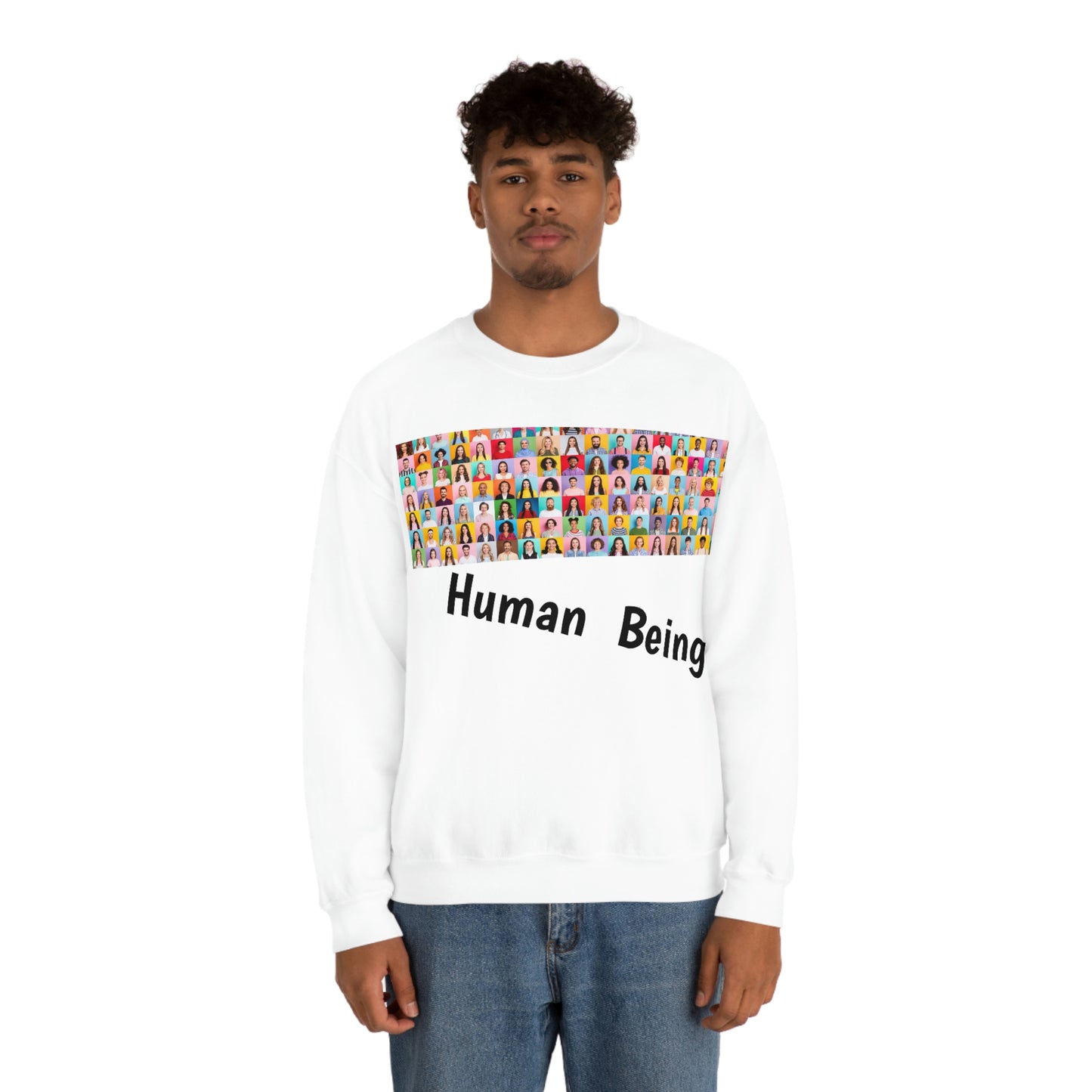 Human Heavy Blend™ Crewneck Sweatshirt