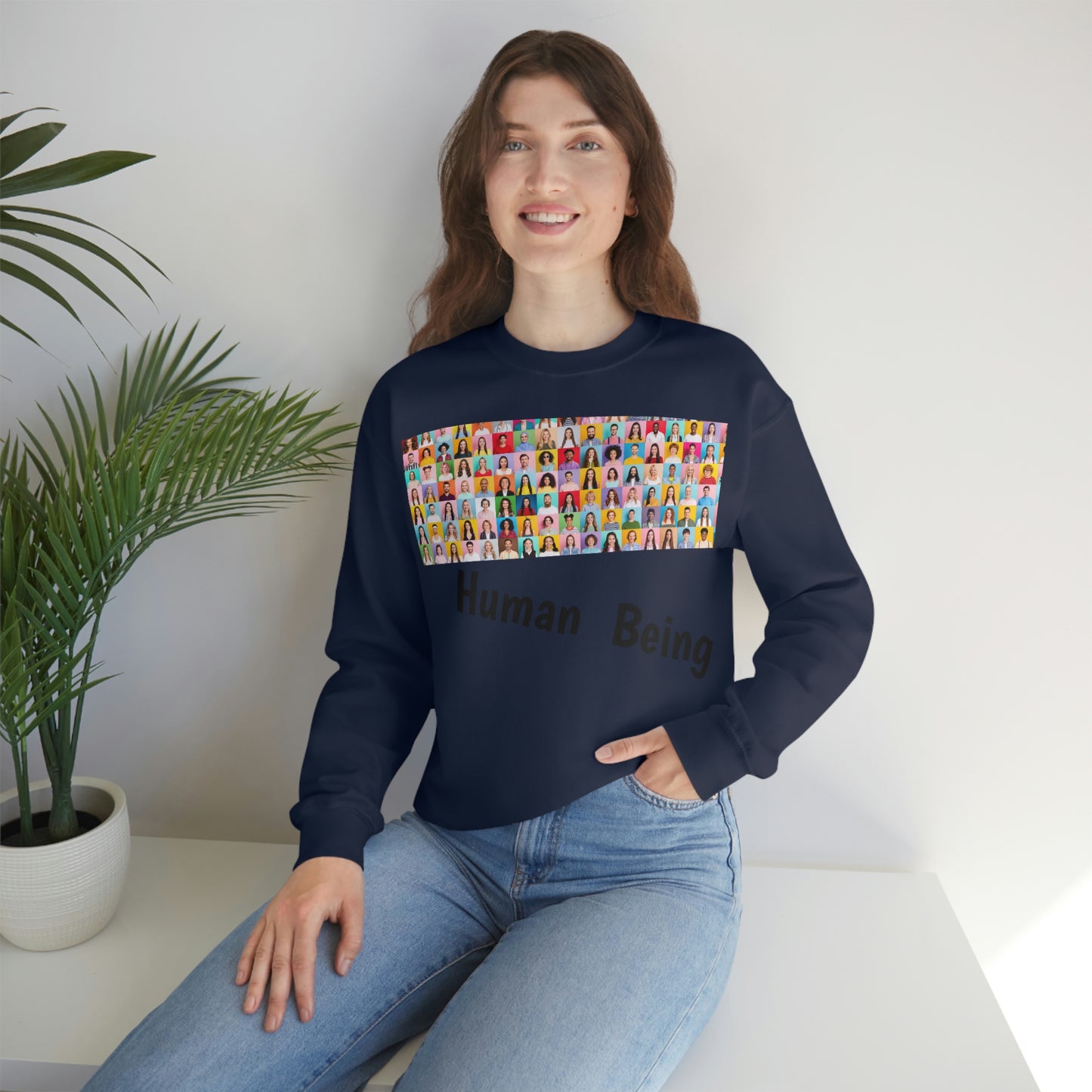 Human Heavy Blend™ Crewneck Sweatshirt