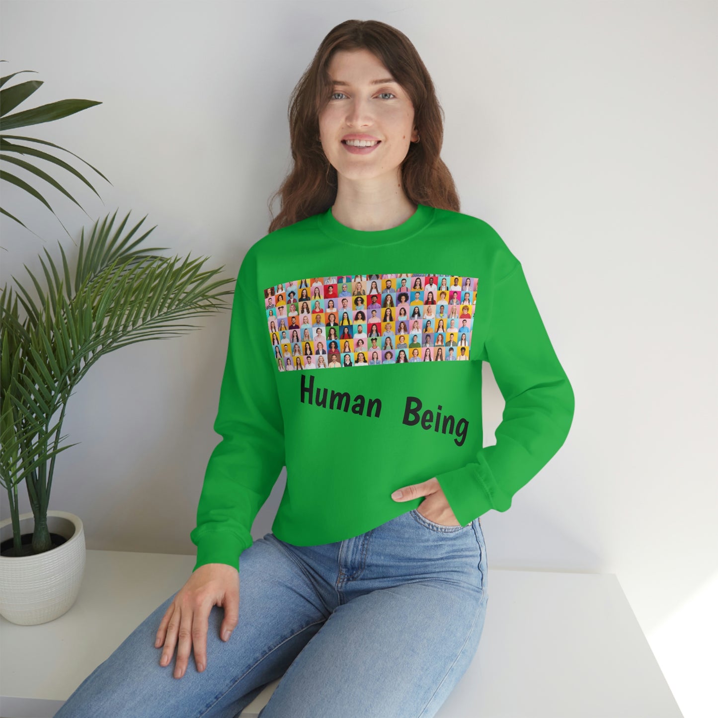 Human Heavy Blend™ Crewneck Sweatshirt