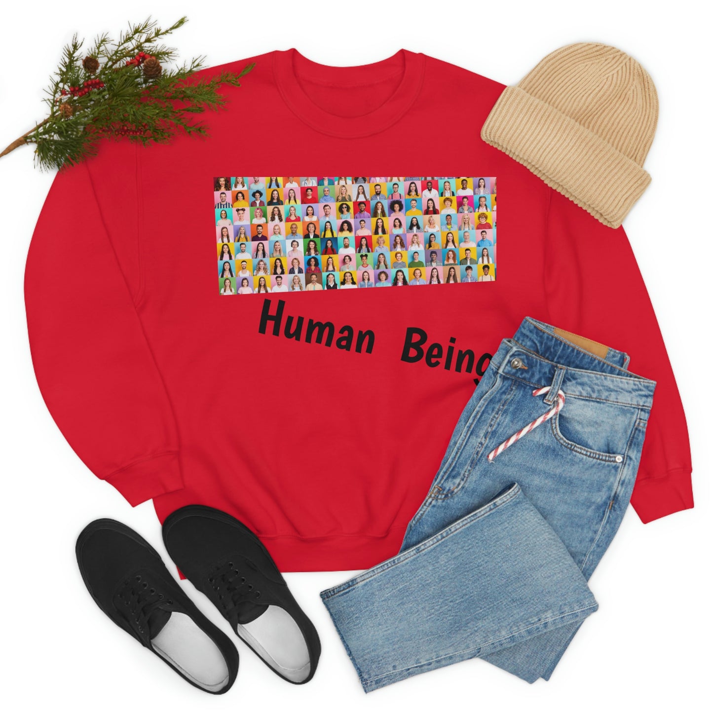 Human Heavy Blend™ Crewneck Sweatshirt