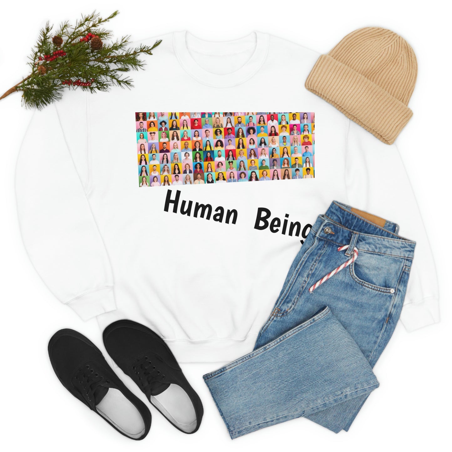 Human Heavy Blend™ Crewneck Sweatshirt